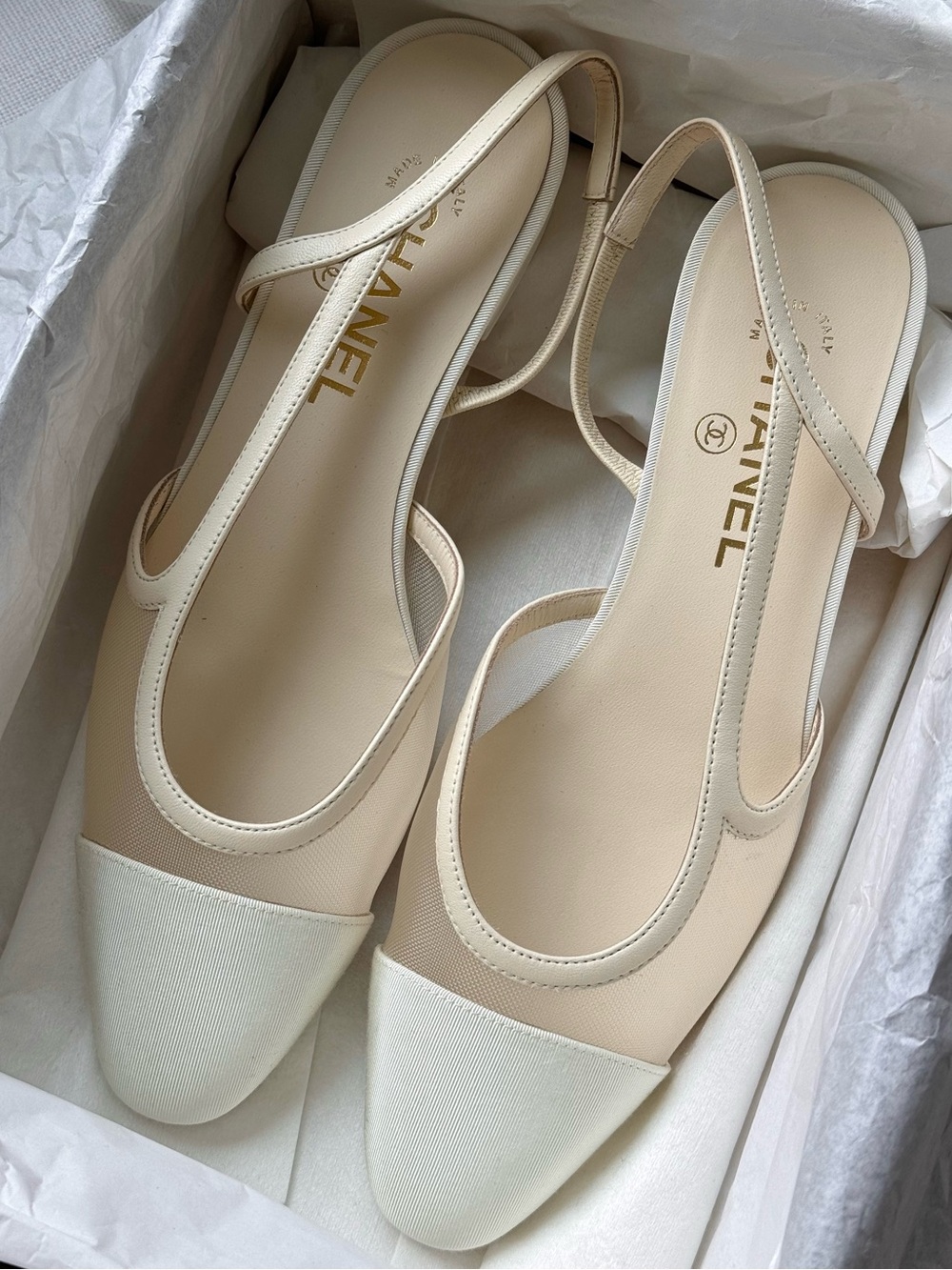 CHANEL Slingback Flats